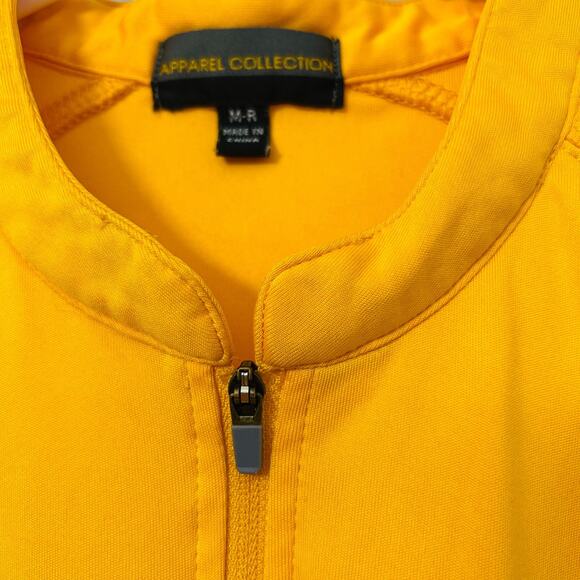 McDonald’s Employee Shirt Polo Quarter Zip Yellow Gold Uniform Top Small - Picture 4 of 6